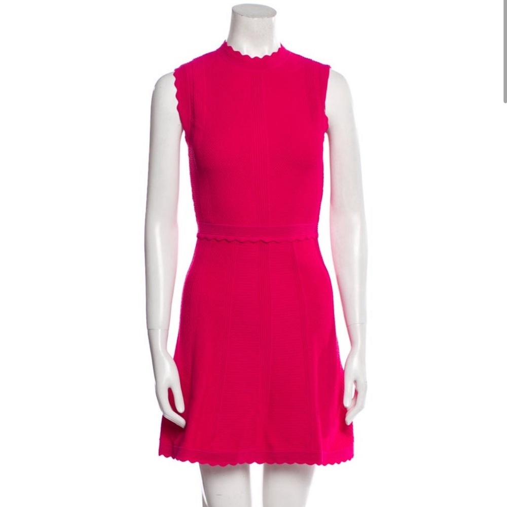 Kooples Pink Knit Dress - EUC